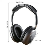 Linyer безжични слушалки Deep Bass слушалки за слушалки за игри със спорт черно