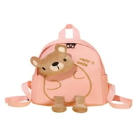 Biekopu Kids Cartoon Bear Backpack, предучилищна чанта Лека тежка чанта за дете