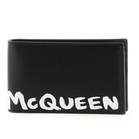 Александър Маккуин 'McQueen Graffiti' Bi-Fold портфейли