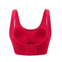 Dqueduo Wirefree сутиени за жени, плюс размер спортен сутиен Wirefreee Comfort Sports Bras за жени Активни йога спортни сутиени 36B C D-44B C D, Летен клирънс